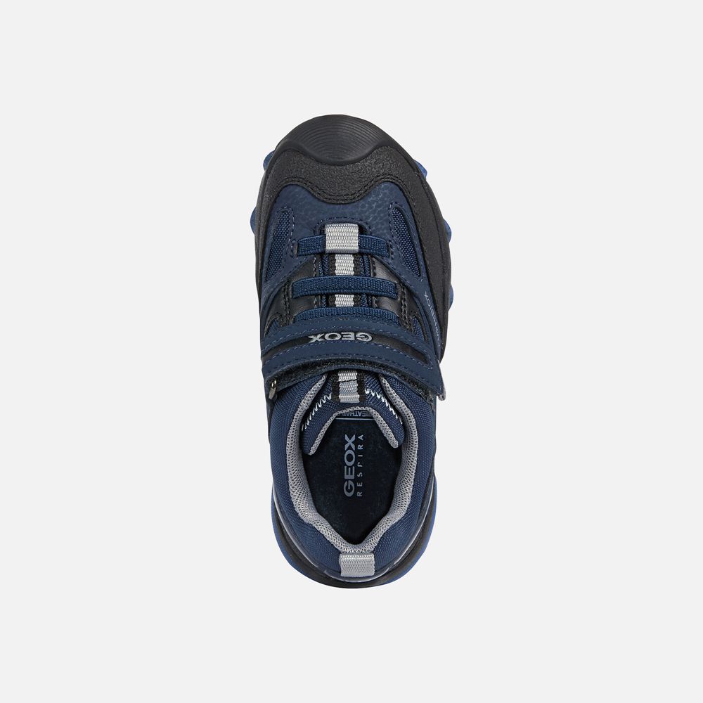 Geox Sneakers Navy Buller Abx - Geox Boys Shoes - ECPKFZ035